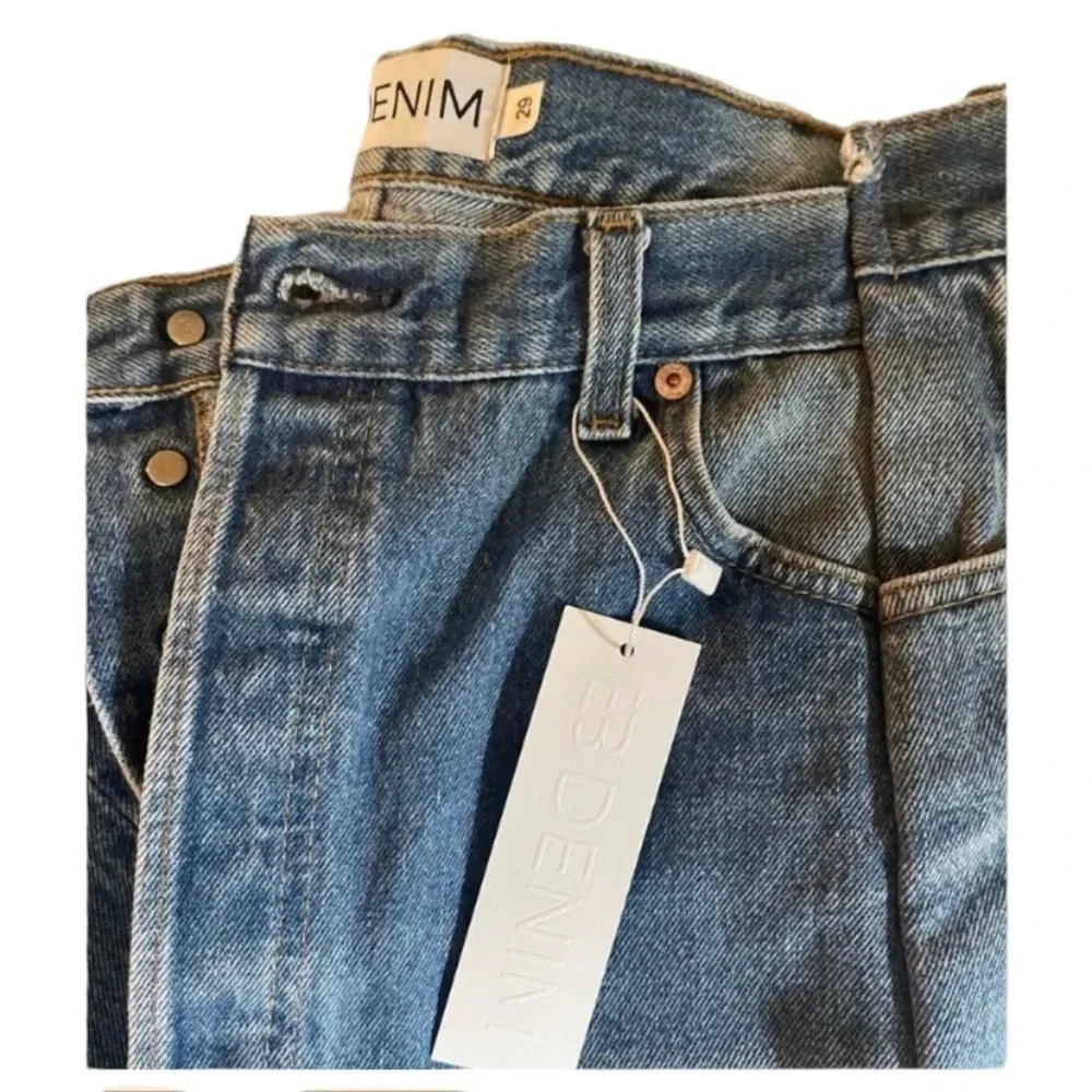 NWT EB Denim OG Reinvented Shifted Segments Asymmetrical Waist 29 - Picture 6 of 13